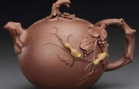 紫砂壶经典壶型——松鼠葡萄壶