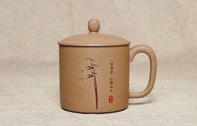 紫砂杯本山段泥紫砂杯清闲自在紫砂杯紫砂杯价格