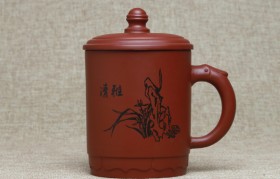 紫砂杯石兰红朱泥紫砂杯紫砂杯适合泡什么茶？