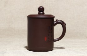 紫砂杯龙吟泉朱泥紫砂杯紫砂杯适合泡什么茶