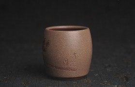 宜兴紫砂杯110cc清莲主人杯手工茶杯宜兴紫砂杯价格