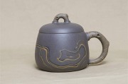 紫砂杯原矿青灰泥紫砂杯范顺明流金岁月手工紫砂杯紫砂杯价格