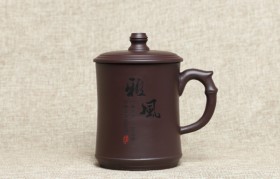 紫砂杯雅风原矿朱泥紫砂杯紫砂杯适合泡什么茶？