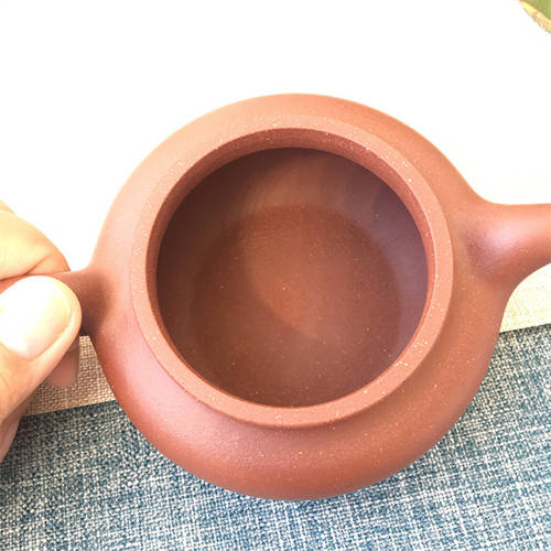 原矿紫砂壶紫泥260cc仿古 作者：蒋红军 （全手）  8