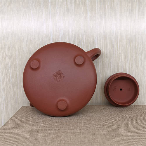 原矿紫砂壶底槽清280cc子冶石瓢 作者：青年陶艺家林成浩 （半手）  1