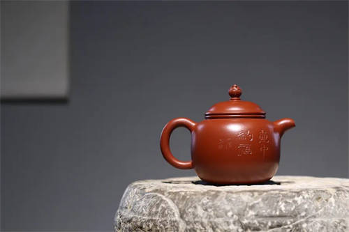 原矿紫砂壶朱泥匏尊240cc作者：王洁（全手）  5