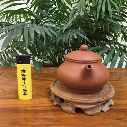 原矿紫砂壶潘壶粗砂朱泥175cc做壶师傅:王旭（半手）  10