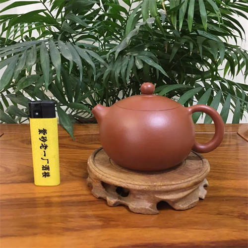 原矿紫砂壶西施大红袍190cc做壶师傅:王霞（半手）  1