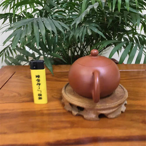 原矿紫砂壶西施大红袍190cc做壶师傅:王霞（半手）  8