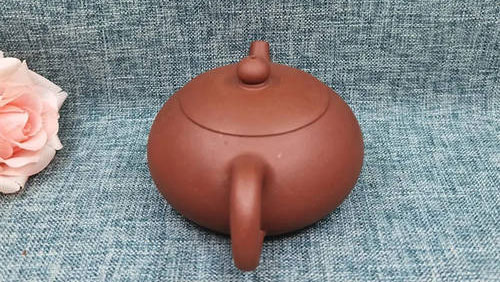 原矿紫砂壶紫泥圆满 220cc作者：方琴华（全手）  16