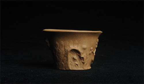 宜兴紫砂杯140cc全手工松桩紫砂杯宜兴紫砂杯价格  5