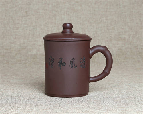 紫砂杯青峰和谐原矿朱泥紫砂杯紫砂杯适合泡什么茶？